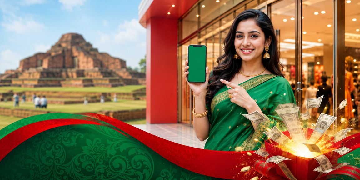 বাংলাদেশে ক্যাশব্যাক বোনাস পাচ্ছেন একজন নারী ব্যবহারকারী